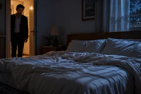 Esa noche que dormías