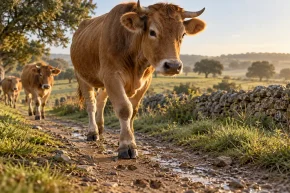 Las pezuñas de las vacas