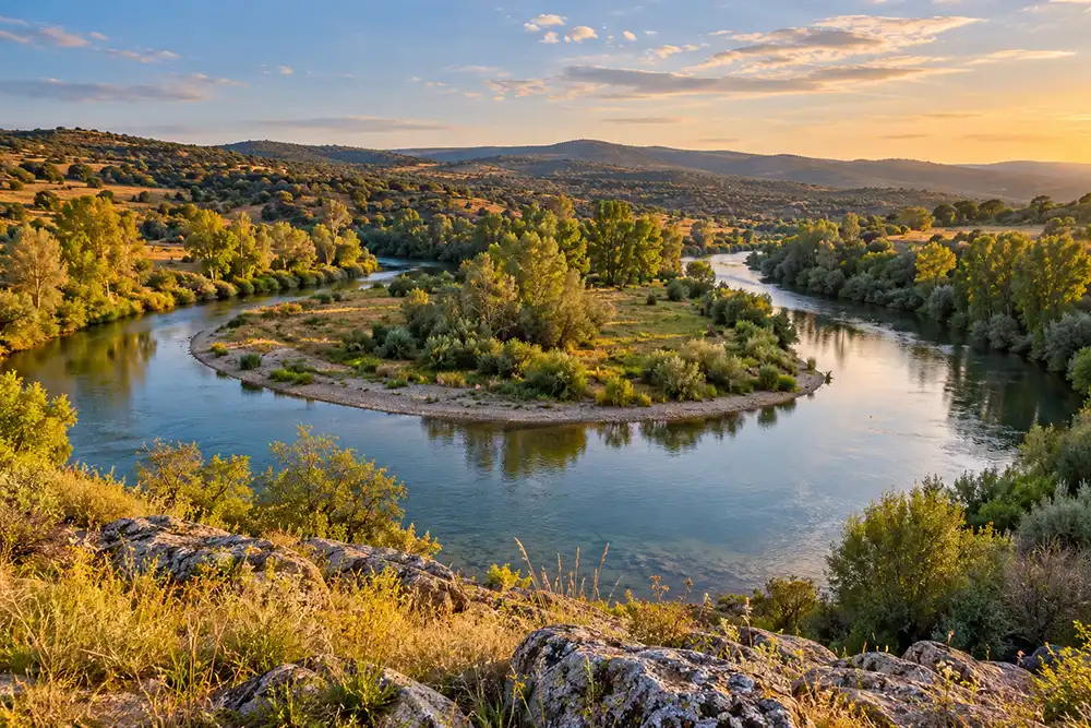 En un meandro del río 1