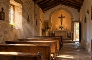 En una iglesia pequeña