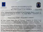 JORNADA DE SENSIBILIZACIÓN “Desigualdad y violencia de género” DÍA25 DE JULIO A LAS 19 HORAS