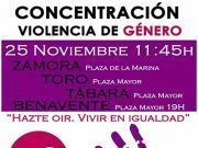 Con motivo del día internacional de la violencia de género, el 25 de noviembre la Fundación Leticia Rosino convoca una concentración simultánea en Zamora, Toro, Benavente y Tábara