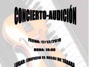 Concierto Audición – Alumnos de la escuela de Música
