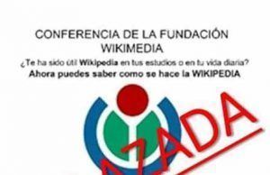 APLAZAMIENTO DE CONFERENCIA WIKIMEDIA EL DÍA 13 DE MARZO