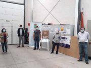 Salvador Romero Díez, Ayuntamiento y Electro Tábara, colaboran en el reparto de 1.000 mascarillas FFP2 a todos los vecinos De la Villa.