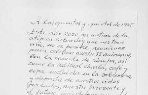 A las quintas y quintos de 1945