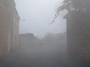 Hoy amaneció con niebla en Tábara