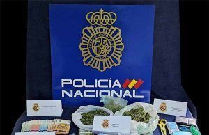 La Policía Nacional desarticula dos puntos de venta de sustancias estupefacientes en el barrio de los Bloques