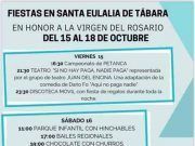 Fiestas de Santa Eulalia de Tábara en honor a Nuestra Señora del Rosario.