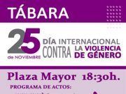 CONCENTRACIÓN EN TÁBARA. 25 de noviembre, día internacional contra la Violencia de Género.