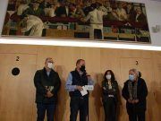 “La Golondrina” de Pedrero encuentra su lugar en el vestíbulo del Teatro Ramos Carrión