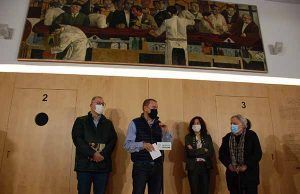 “La Golondrina” de Pedrero encuentra su lugar en el vestíbulo del Teatro Ramos Carrión