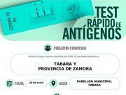 Test Rápido de Antígenos hoy en Tábara