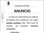 Acotamiento de praderas comunales en Tábara
