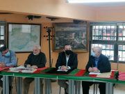 Visita del presidente de la Diputación al centro zamorano castellano-leoneses en Barakaldo