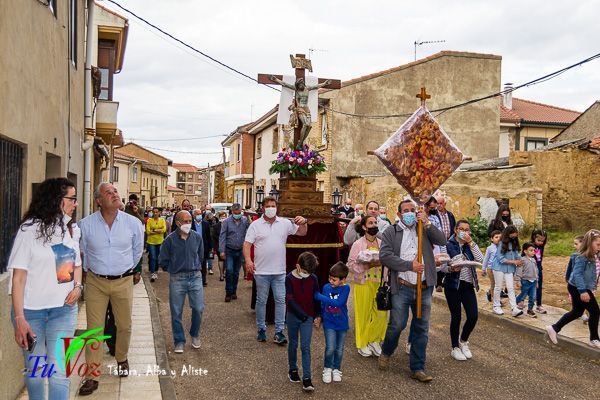 Procesión del Bendito Cristo de la Capilla en Tábara 41