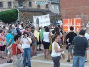 Concentración en Ferreras de Arriba por la Sierra de la Culebra