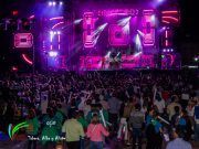 La orquesta New York derrochó ayer en Tábara ritmo y decibelios ante una plaza repleta de público.