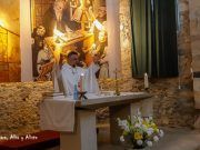 Tábara celebró ayer tarde una Misa en La Torre, en honor a San Froilán, fundador del antiguo monasterio de San Salvador