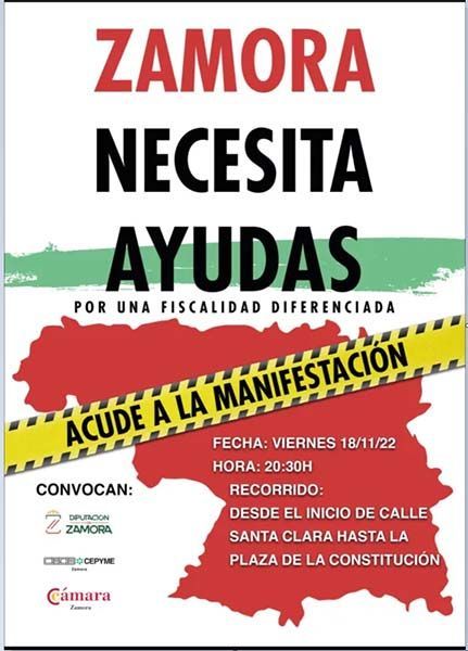 Manifestación, por una fiscalidad diferenciada. 1