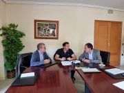 El secretario general de Reto Demográfico, Paco Boya, visita el ayuntamiento de Tábara