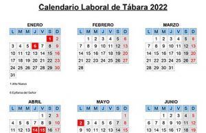 Calendario Laboral de Tábara