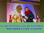 Entrega de premios del tercer concurso de decoración de fachadas navideñas, “Navidades con Ilusión”.
