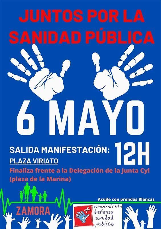 Juntos por la Sanidad Pública, manifestación en Zamora 1