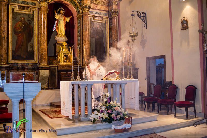 Tábara celebró ayer la liturgia del Jueves Santo con una sencilla pero emotiva ceremonia 4