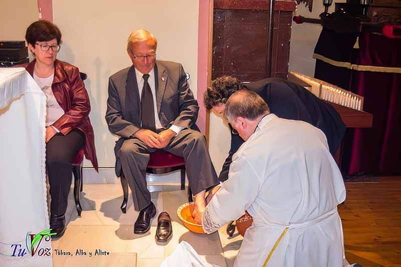 Tábara celebró ayer la liturgia del Jueves Santo con una sencilla pero emotiva ceremonia 5