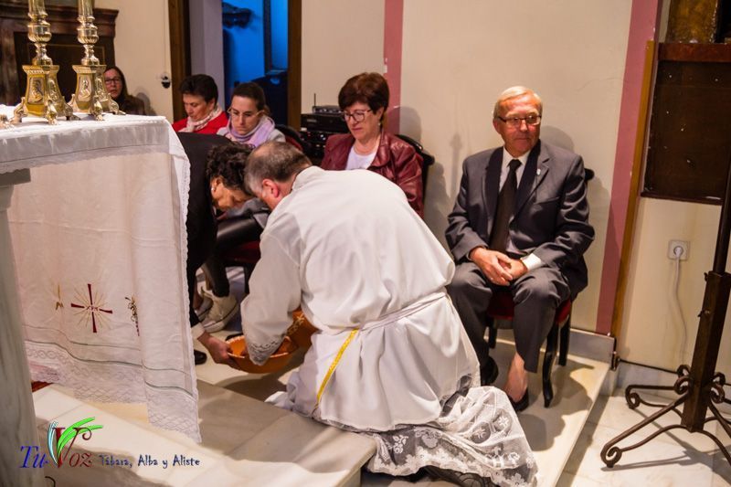 Tábara celebró ayer la liturgia del Jueves Santo con una sencilla pero emotiva ceremonia 6