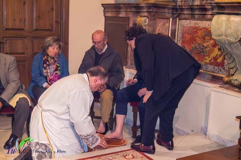 Tábara celebró ayer la liturgia del Jueves Santo con una sencilla pero emotiva ceremonia 7
