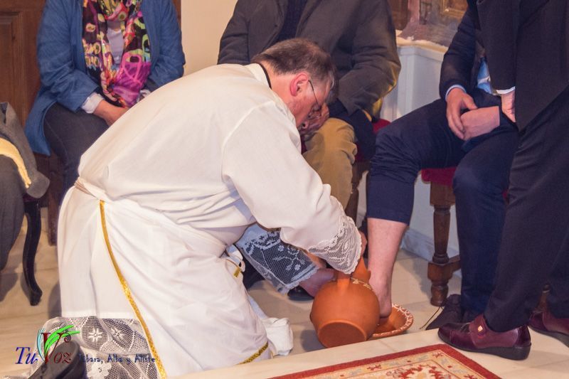 Tábara celebró ayer la liturgia del Jueves Santo con una sencilla pero emotiva ceremonia 8