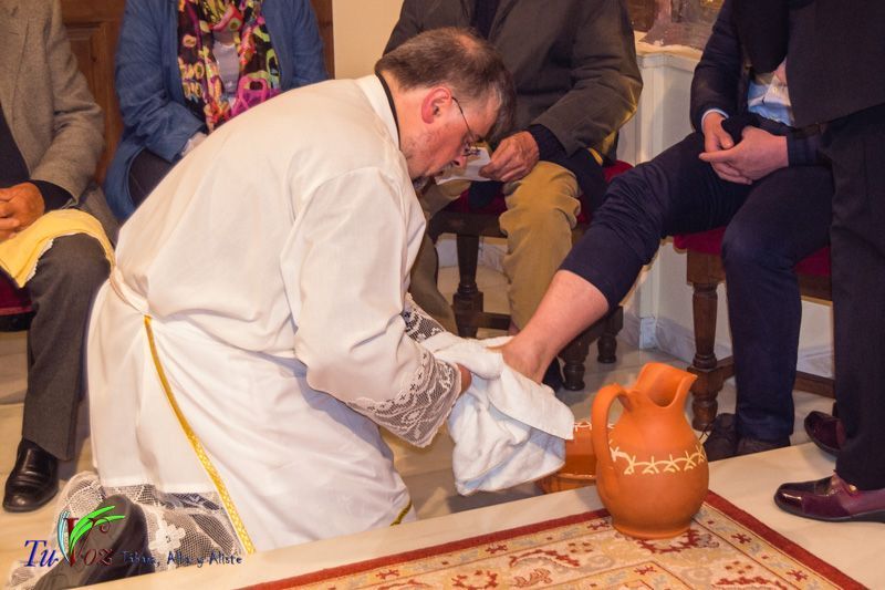 Tábara celebró ayer la liturgia del Jueves Santo con una sencilla pero emotiva ceremonia 9