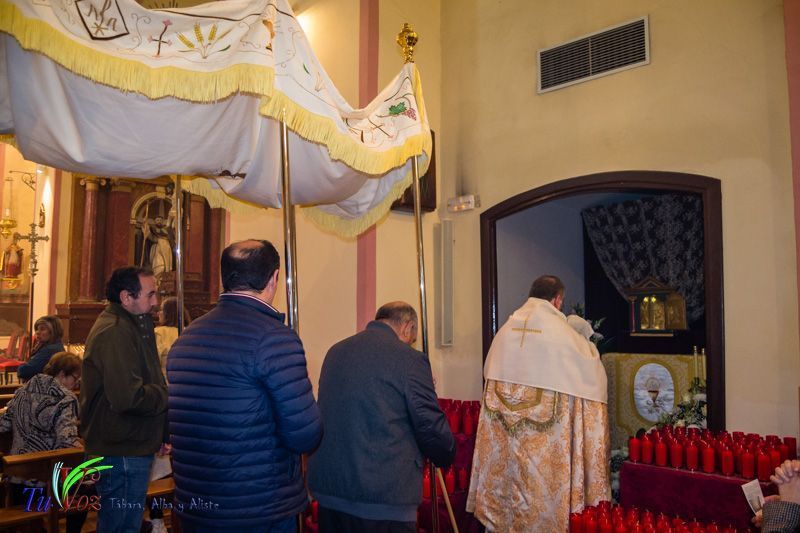 Tábara celebró ayer la liturgia del Jueves Santo con una sencilla pero emotiva ceremonia 17
