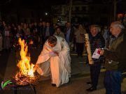 Numerosos fieles asistieron anoche a la Santa Vigilia Pascual en Tábara.