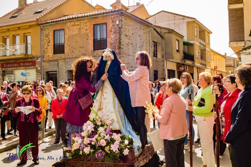 Con la procesión de Santo Encuentro, Tábara despide una Semana Santa que ha podido disfrutar de un tiempo veraniego. 16