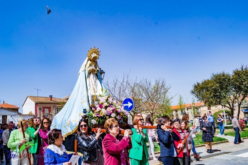 Con la procesión de Santo Encuentro, Tábara despide una Semana Santa que ha podido disfrutar de un tiempo veraniego. 33