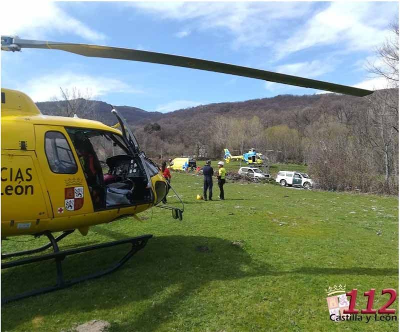 EL GRUPO DE RESCATE AUXILIA A UN MONTAÑERO INDISPUESTO EN SOTILLO DE SANABRIA (ZAMORA) 1