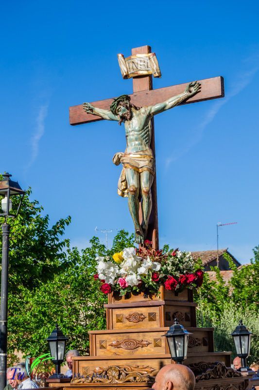 Procesión en Tábara del Bendito Cristo de la Capilla 50
