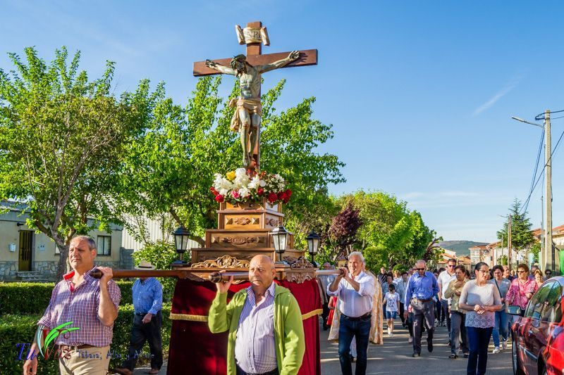 Procesión en Tábara del Bendito Cristo de la Capilla 1