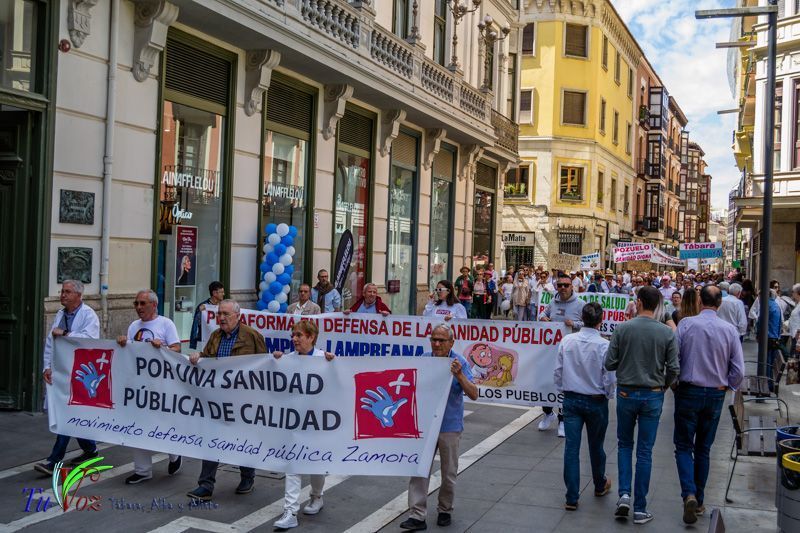 Miles de zamoranos se unen para defender la Sanidad Pública 11