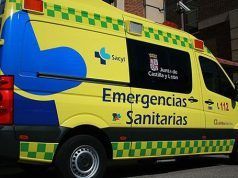 Un hombre de unos 30 años, herido tras volcar su vehículo en la N-122 en Coreses