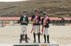 Ximena Gutiérrez se alza con el campeonato de Castilla y León de Salto de Obstáculos