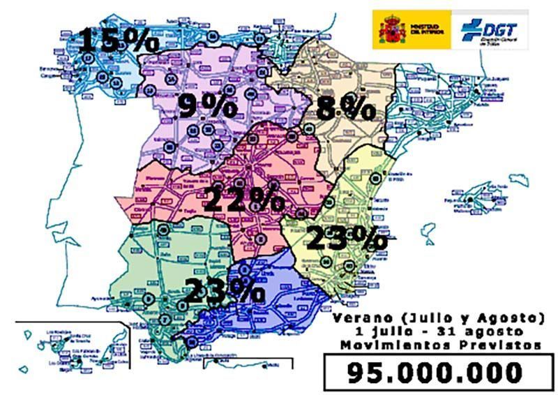 En Castilla y León se prevé más de 9 millones de desplazamientos de largo recorrido por carretera para este verano 1