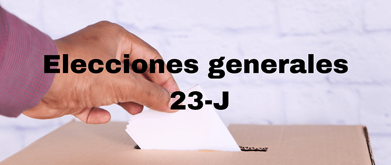 Cobertura informativa para las elecciones generales del 23 de julio 1