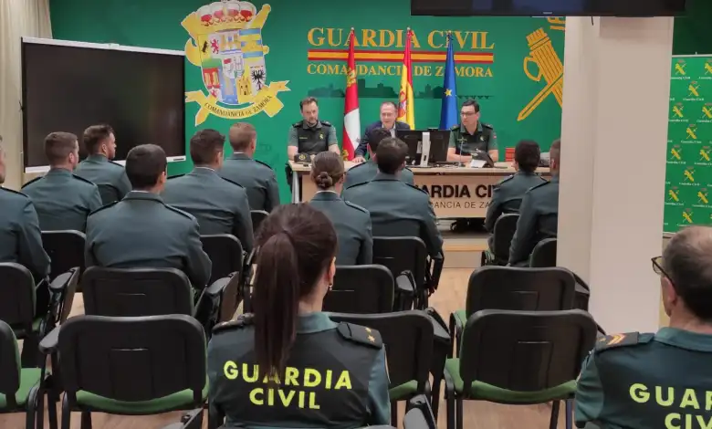La Comandancia de la Guardia Civil de Zamora recibe a 11 Guardias Civiles alumnos/as en su periodo de prácticas 1