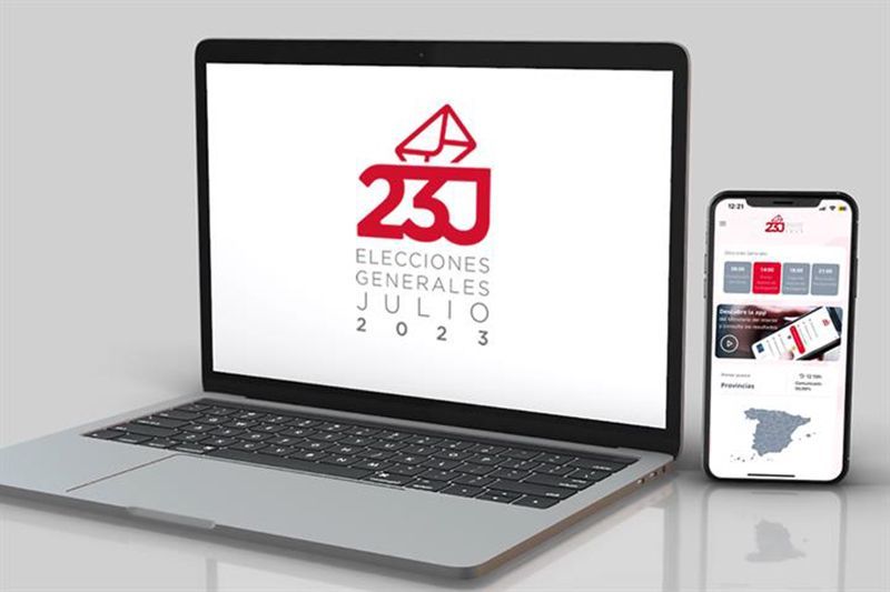 Una web y una app facilitarán el seguimiento en tiempo real de los resultados electorales del 23J 1