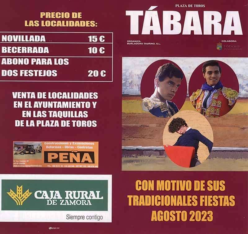 Gran Novillada en Tábara con motivo de sus fiestas patronales 1