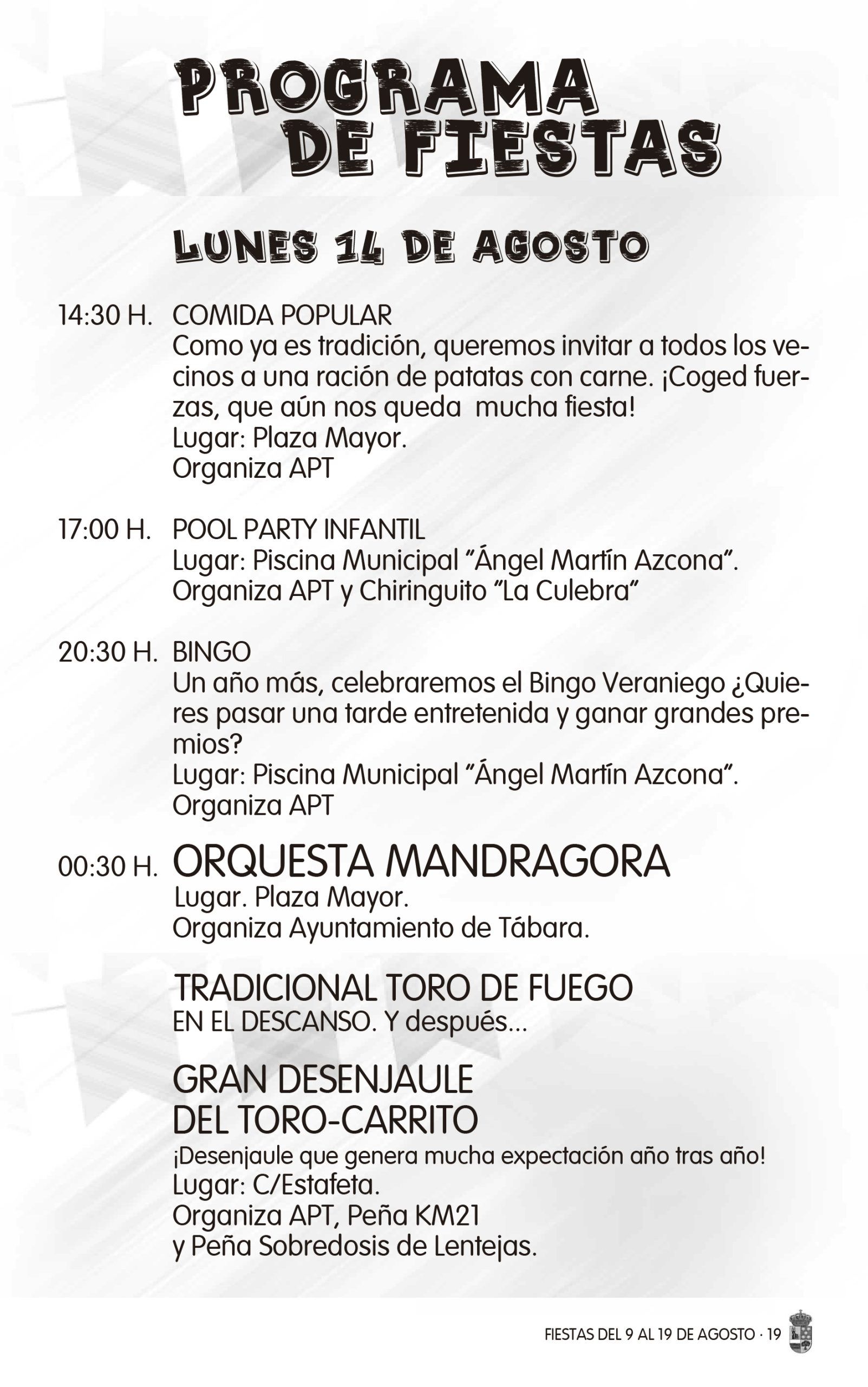 Sexto día de fiestas en Tábara 1